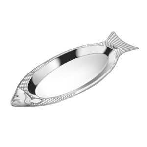 Platou peste din inox – Argintiu / Auriu – 35, 40, 45 cm - Img 7