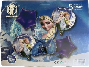 Set 5 baloane decor, Frozen - Img 2