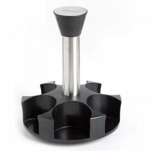 Set 6 / 12 recipiente pentru condimente din sticla si plastic - Img 6