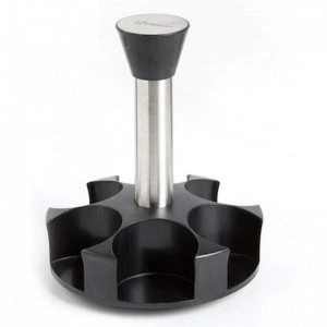 Set 6 / 12 recipiente pentru condimente din sticla si plastic - Img 6