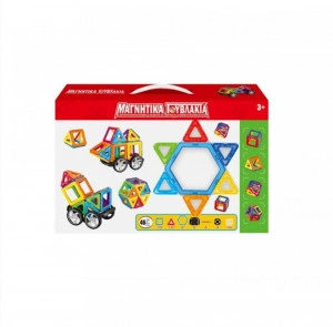 Set de constructie magnetic, 46 piese - Img 4
