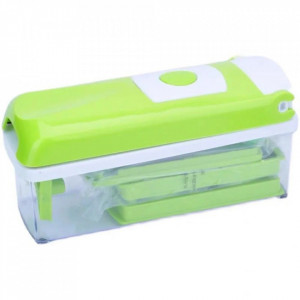 Set razatoare multifunctionala pentru fructe si legume, 11 piese, design moden, verde - Img 4