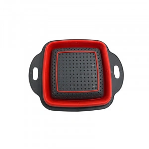 Sita patrata din silicon cu manere, 29x21 cm - Img 3