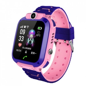 SmartWatch-Ceas inteligent pentru copii Q12 cu functie telefon, Camera, Sos anti-pierdere, GPS locatie, Camera, - Img 2