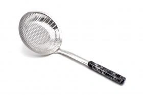 Strecuratoare/spumiera diametru 16 cm, maner marmura - Img 3