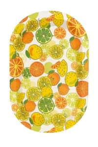 Tavă plastic dur 41,5x28 cm, mode citrice