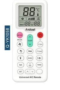 Telecomandă Universală pentru Aer Condiționat, Alb, 16x5 cm - Img 3