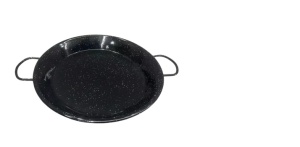 Tigaie emailata cu 2 manere, potrivita pentru fructe de mare, orez, paella