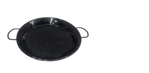 Tigaie emailata cu 2 manere, potrivita pentru fructe de mare, orez, paella
