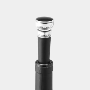 Tirbuson electric, BluSmart, reincarcabil, Inox/ABS, accesoriu taiat folie, aerator, dop, USB - Img 4