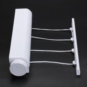 Uscator retractabil de perete pentru rufe cu 4 sfori, 3,2 m - Img 4