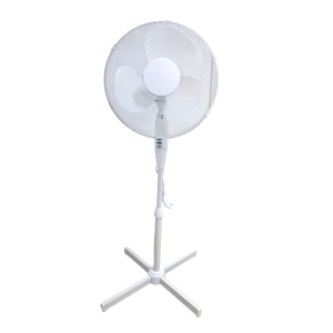 Ventilator cu picior VEN-2, 50w, 40 inch, 3 viteze, inaltime reglabila, Alb - Img 1