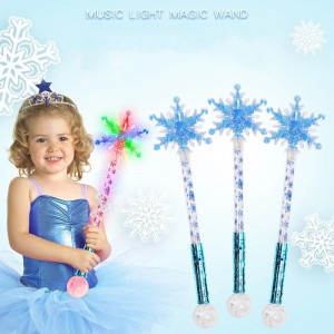 Bagheta Frozen, lumina LED, Bleu - Img 2