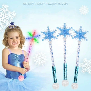 Bagheta Frozen, lumina LED, Bleu - Img 2