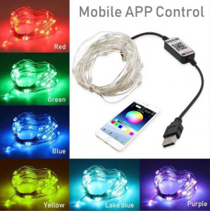 Banda USB Bluetooth smart LED , control de pe telefon , sincronizare audio - Img 2