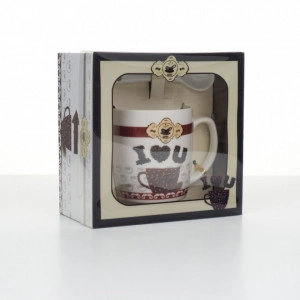 Cana cu lingurita, warm wishes , 18 ml , ambalaj cadou - Img 2