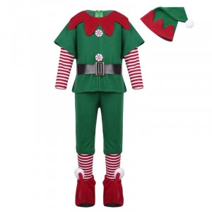 Costum de spiridus, Elf, adulti, baieti - Img 2