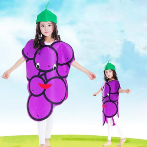 Costum fruct strugure, unisex, 3-8 ani - Img 1