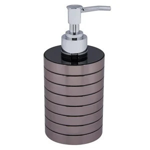 Dozator Plastic Negru Argintiu dungi 320 ml