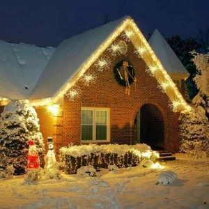 Instalatie luminoasa cu priza, cu telecomanda, 8 moduri iluminare, interior-exterior, IP44, 500 LED, 5 buc - Img 2