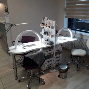 Lampa Moon Light Nails Profesionala, 30W, 3000k-6000k, pentru manichiura, tratamente faciale, masaj, extensii gene, 294 Leduri, 1600 Lumeni, PMU - Img 2