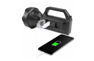 Lanterna solara reincarcabila, Acumulator Li-Ion, PowerBank USB, LED lateral, Indicator Baterie - Img 7
