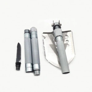 Lopata militara de camping Pliabila– Kit Multifunctional din Otel - Img 4