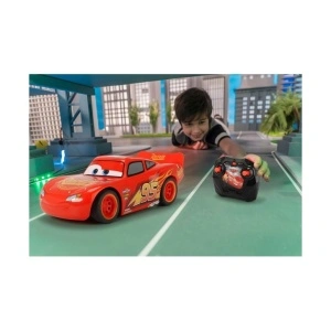 Masina cu telecomanda de jucarie, Fulger McQueen, CARS, rosie - Img 2