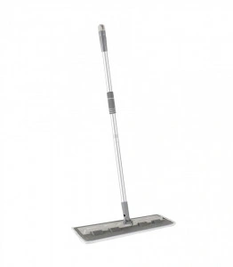 Mop plat din microfibra, rotire 360°, 42x12x130cm - Img 4