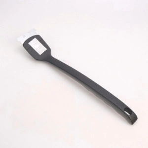 Perie pentru curatat gratarul, 2 in 1, sarma si racleta, cu maner, 41cm - Img 2