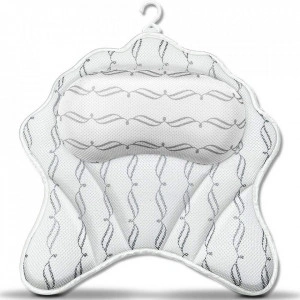 Perna ergonomica pentru cada 3D Mesh, cu prindere in 6 ventuze, 45X45X7cm