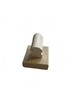Pristolnic lemn, forma pentru prescuri, 6x5.5cm - Img 3