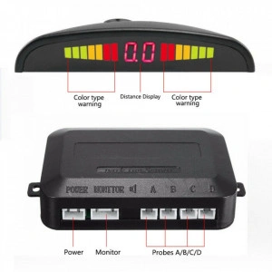 Senzori parcare cu display digital LED negru