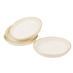 Set 4 tavi, plastic, 15x15x2 cm