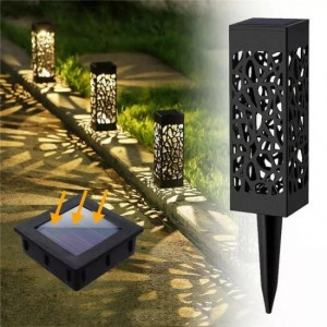 Set 8 bucati lampa solara cu fixare in pamant