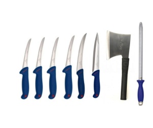 Set cutite profesionale de macelarie, 8 piese , Tip C - Img 1