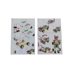 Set de contructie Masinuta transformabila in Robot, 215 piese - Img 4