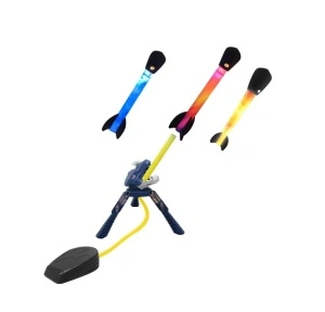 Set lansator de rachete cu aruncare pe baza de aer sub presiune, cu 3 rachete incluse - Img 4