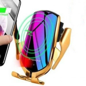 Suport telefon auto LuxGold cu incarcare wireless, smart sensor, fast charge - Img 6