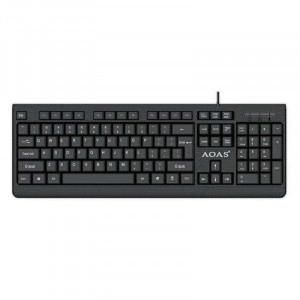 Tastatura cu fir, neagra, AOAS M-200
