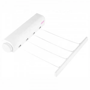 Uscator retractabil de perete pentru rufe cu 4 sfori, 3,2 m - Img 5