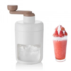 Aparat de maruntit gheata, Mini masina manuala pentru gheata, Smoothie maker, Compact, Multifunctional, Smoothie, Otel - Img 5