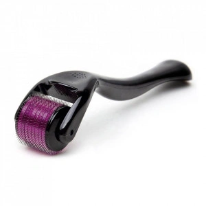 Aparat masaj facial dermaroller pentru regenerarea pielii, 540 ace din titan, 0.75 mm - Img 2