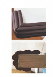 Banda de protectie pentru margini sau colturi, din spuma, 100x8.5x1 cm, maro - Img 2