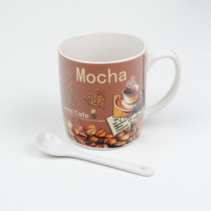 Cana cu lingurita, Latte , 18 ml , ambalaj cadou - Img 2