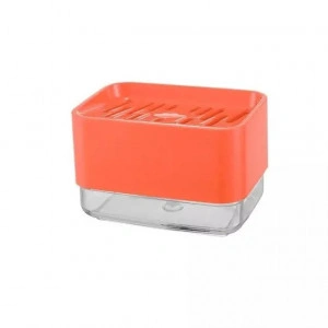 Dozator/suport 2 in 1 pentru detergent lichid cu burete inclus - Img 2