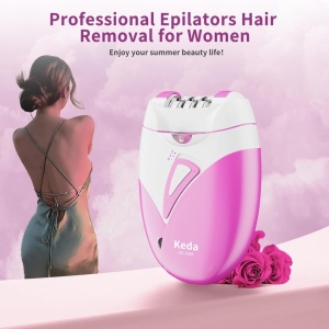 Epilator facial si corporal, USB, Fara fir, 2 viteze, Roz - Img 6