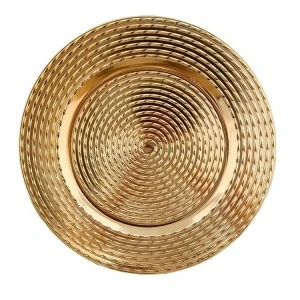Farfurie suport Gold, plastic 33 cm, 6 buc - Img 4