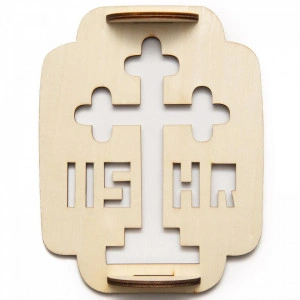 Forma pentru ornat coliva, lemn, 14.5 cm