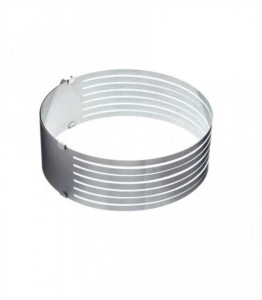 Inel ajustabil din inox, 6 spatii pentru feliere, argintiu - Img 5